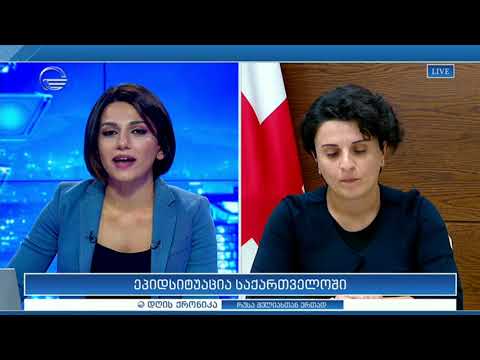 ნათია მეზვრიშვილი საქართველოში არსებულ ეპიდვითარებაზე - \'დღის ქრონიკა\'